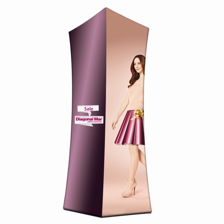 Silvex™ Display - 22"W x 72"Hall advertising system 4