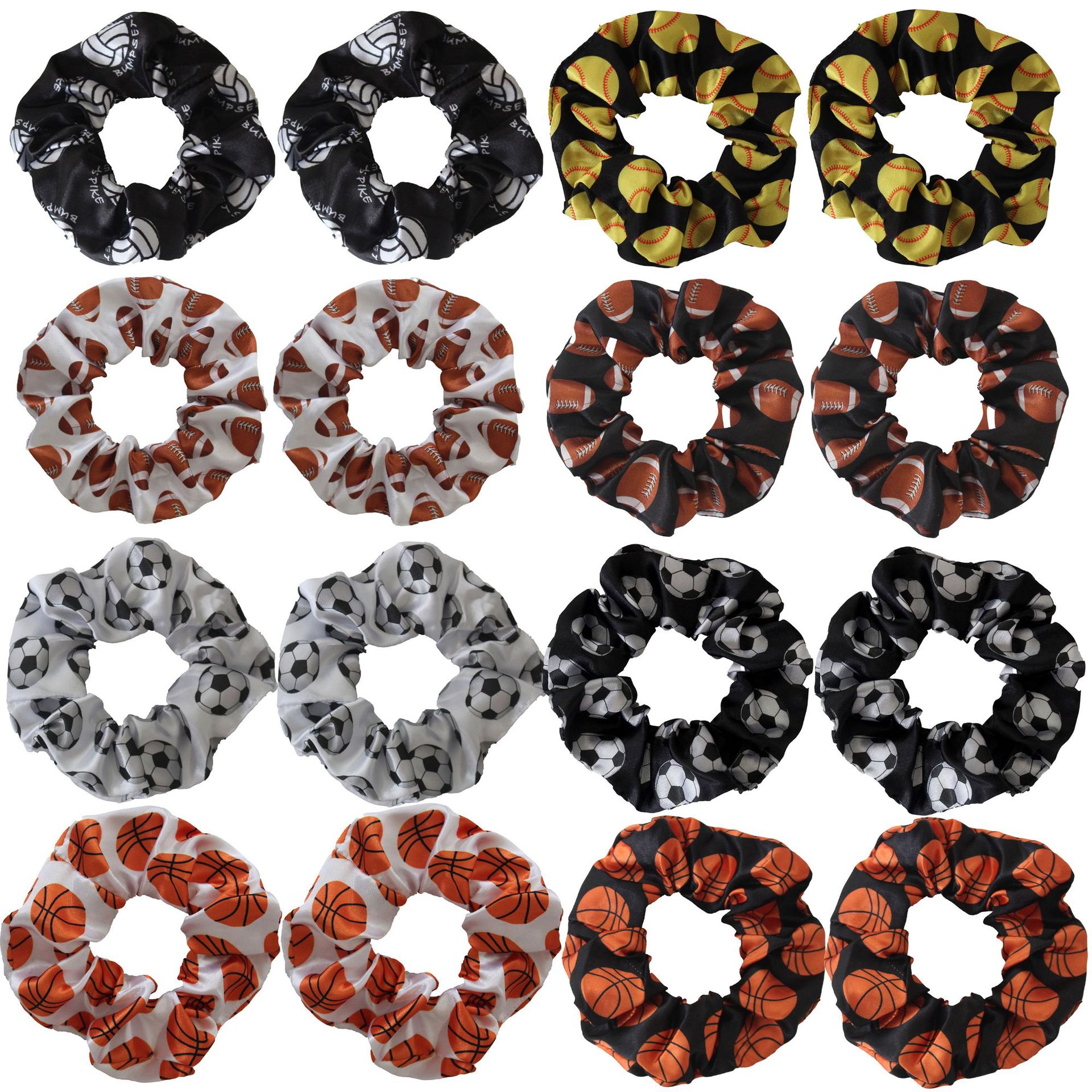 Scrunchies Chiffon Elastic Hair Ties 2