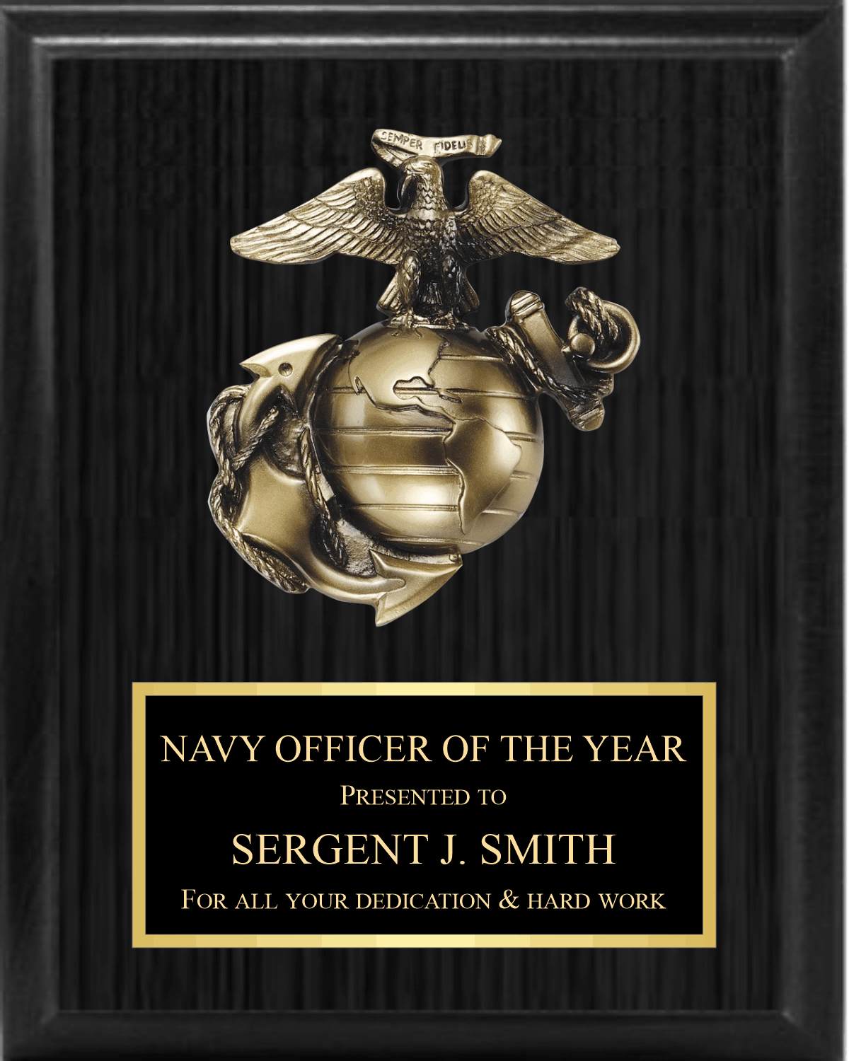 5" Marines Mount On Plaque 3