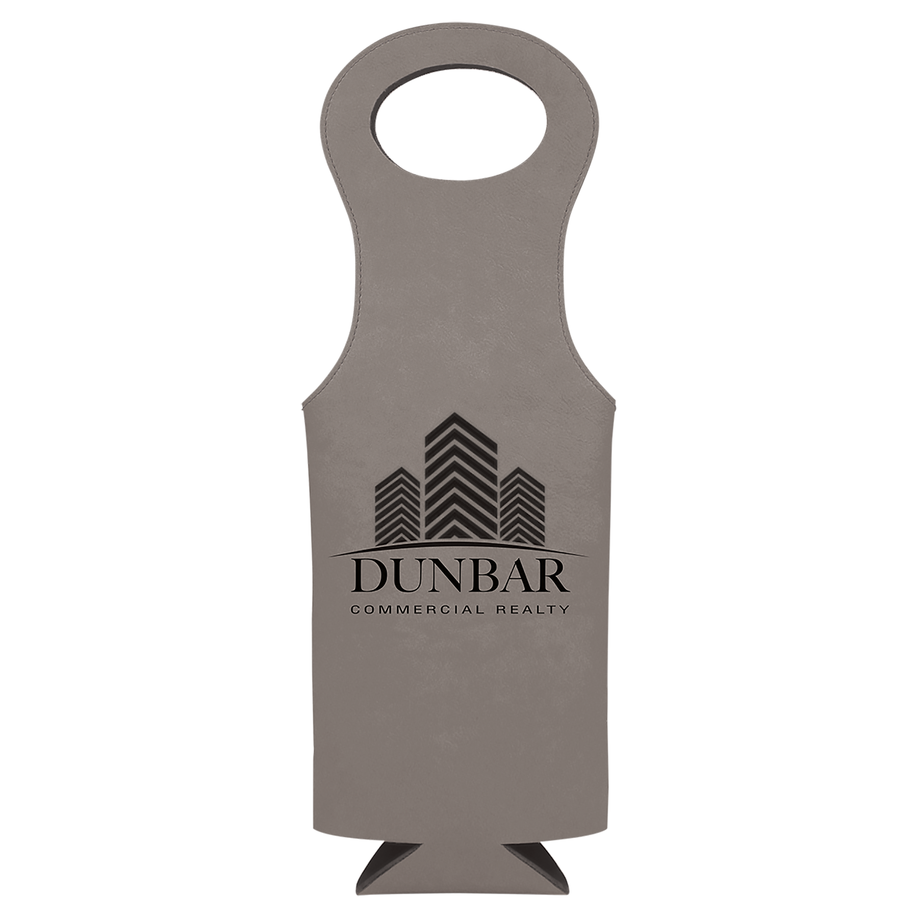 Laser Engraved Leatherette Wine Bag 5
