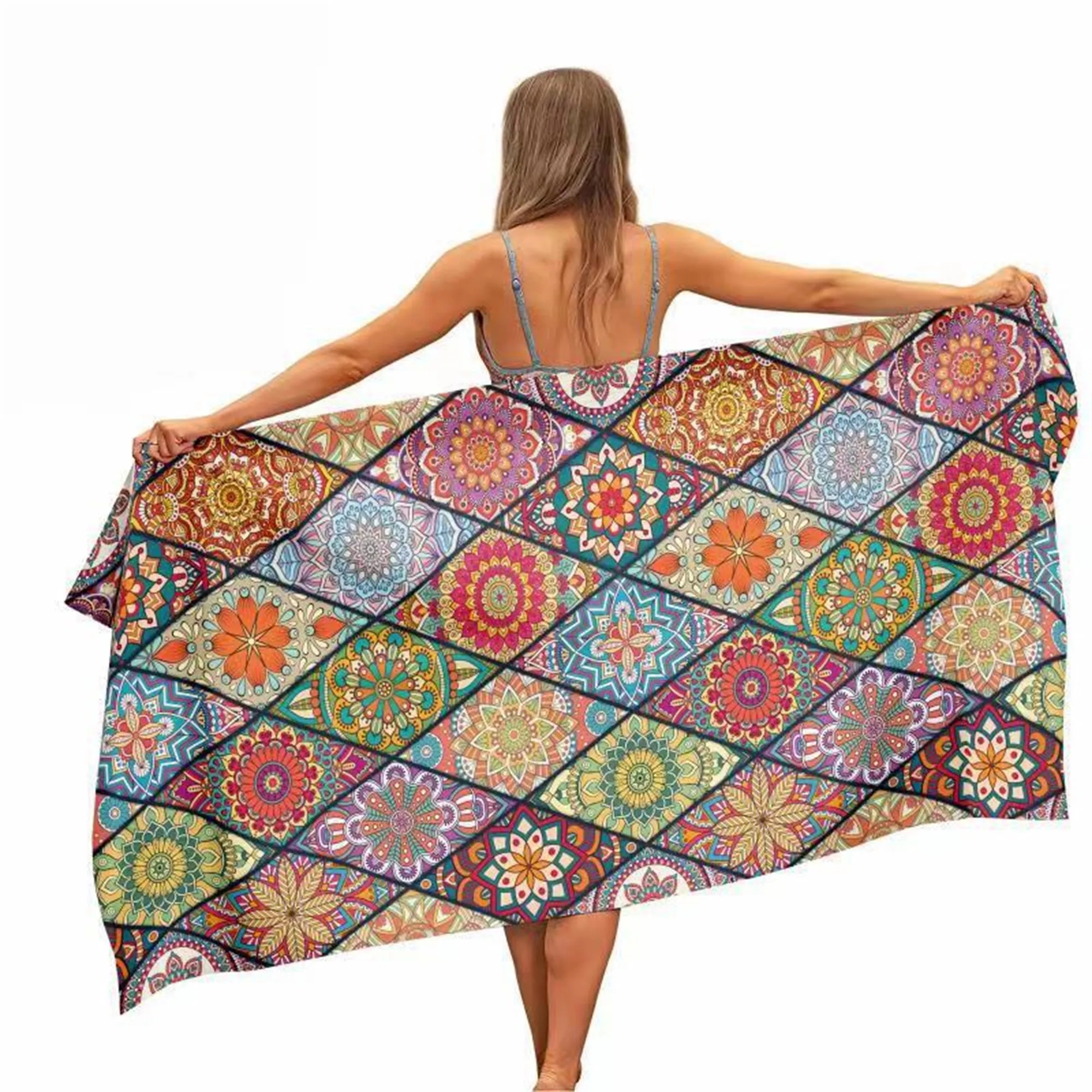 Full Color Printed Microfiber Summer Beach Sport Towel 12