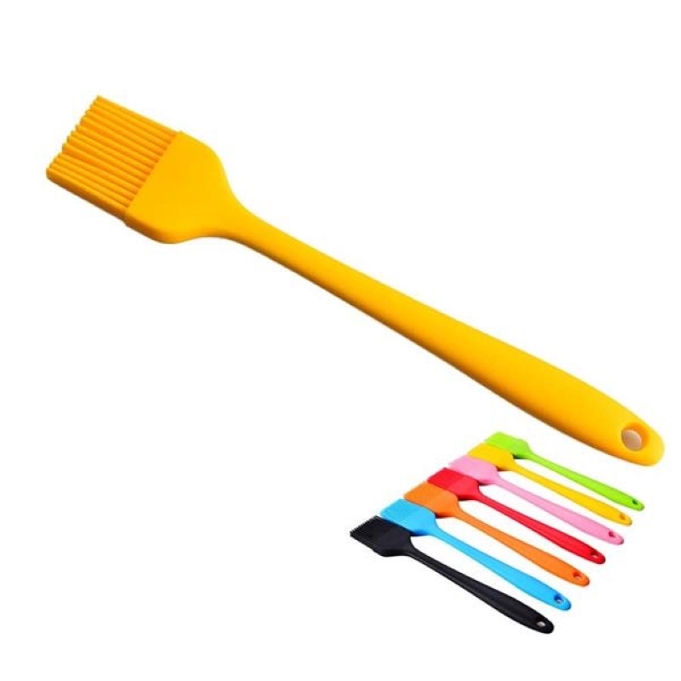 Silicone BBQ Basting Kitchen Oil Brush 12