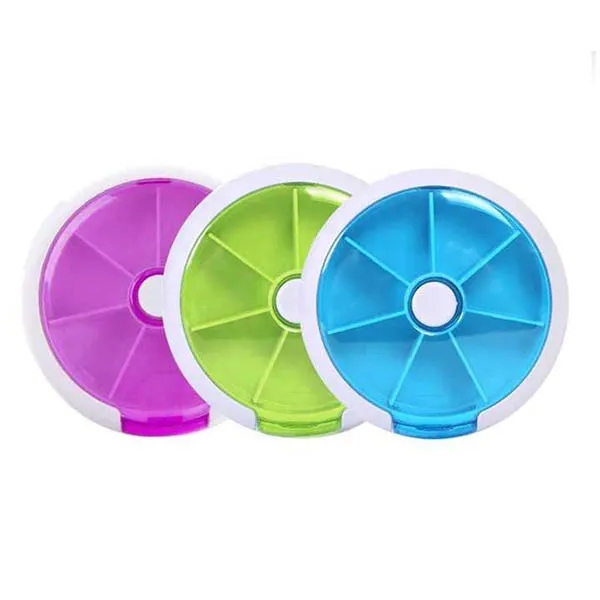 Round Plastic Pill Box 3