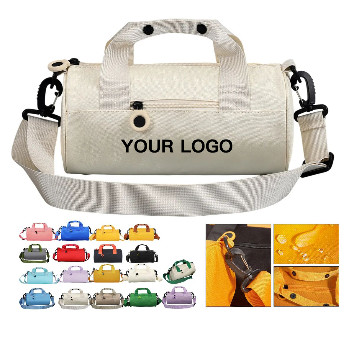 Waterproof Travel Duffel Bag with Shoulder Straps 15