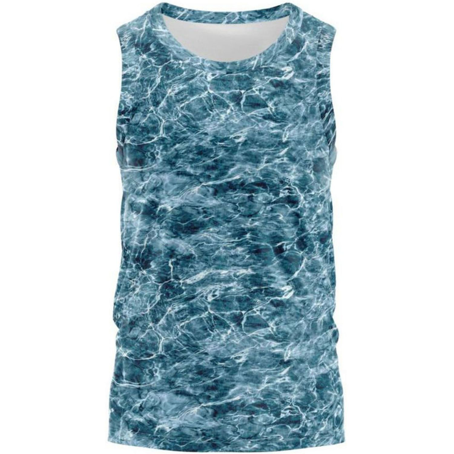 Mossy Oak® Men's 4.4 oz. Polyester Interlock Tank, UPF 50+ 4