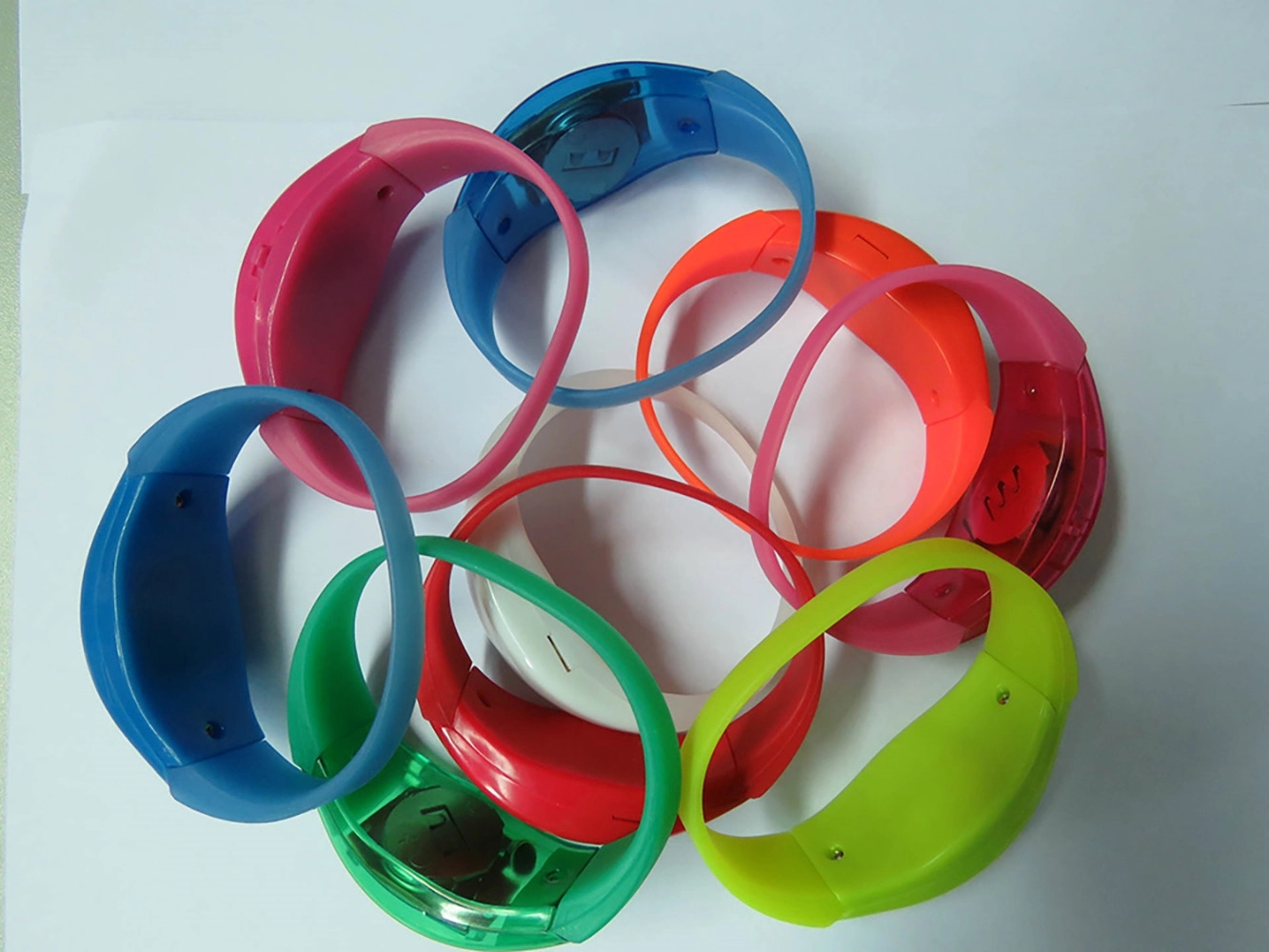 LED Light Up Wristband Flashing Bracelet 9