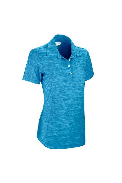 Women's Greg Norman Play Dry® Heather Solid Polo 24