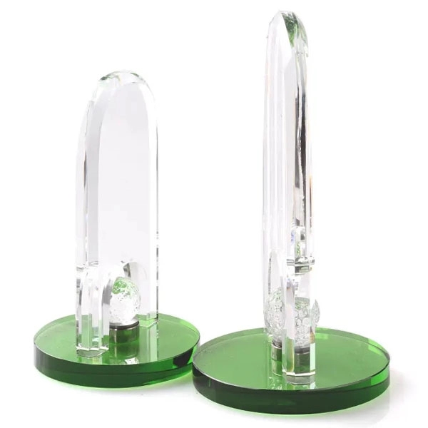 Crystal Dome Golf Award with Green Base 2