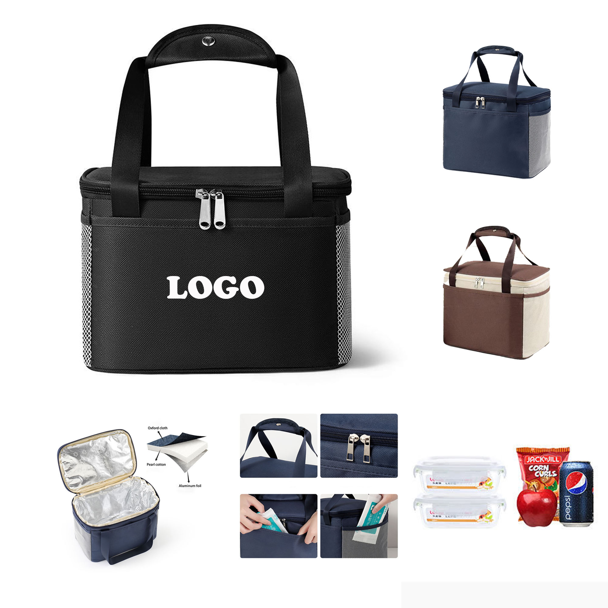 MOQ 5 pcs Insulated Lunch Tote 4