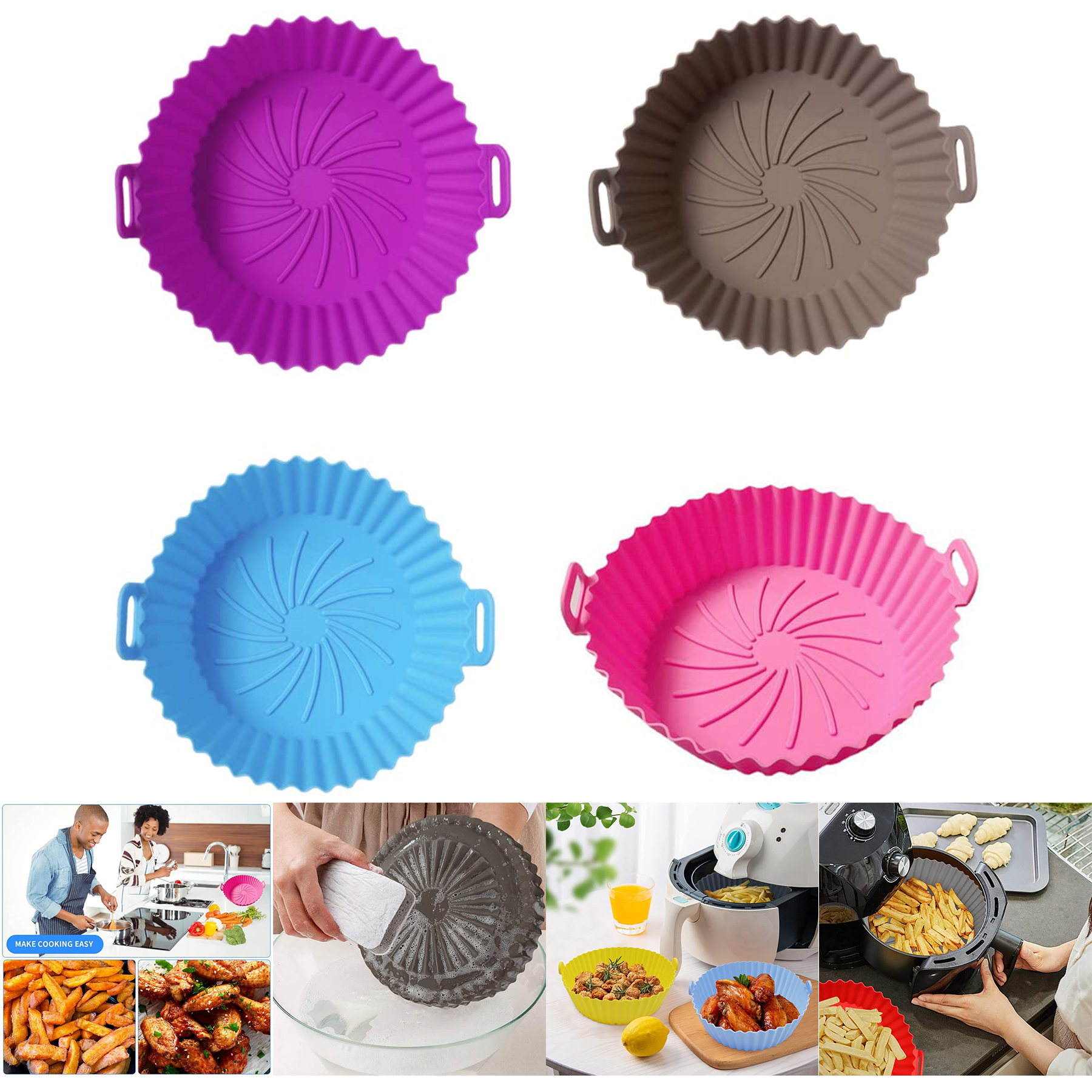 Air Fryers Silicone Mats 2