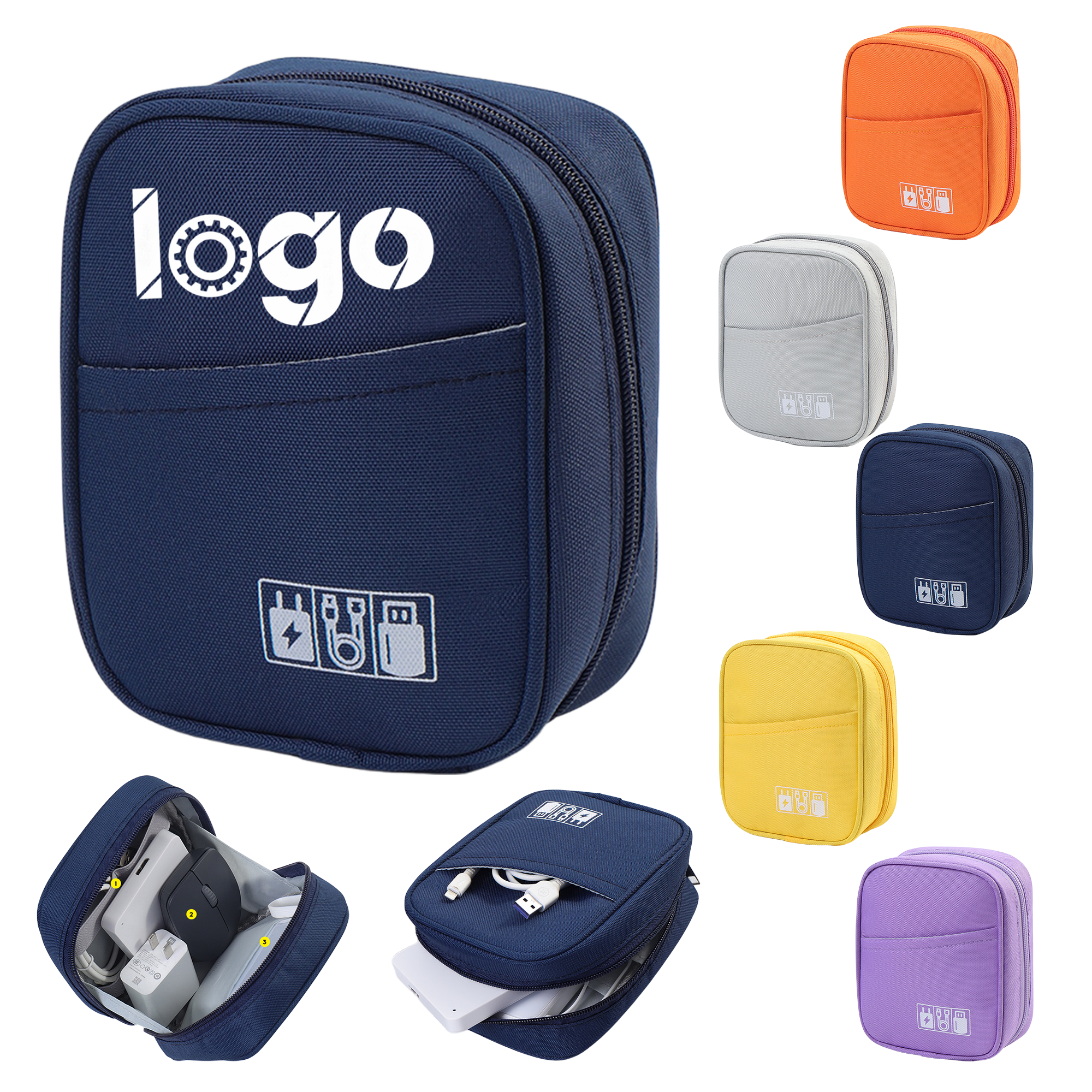 Colorful Digital Accessories Storage Bag 2