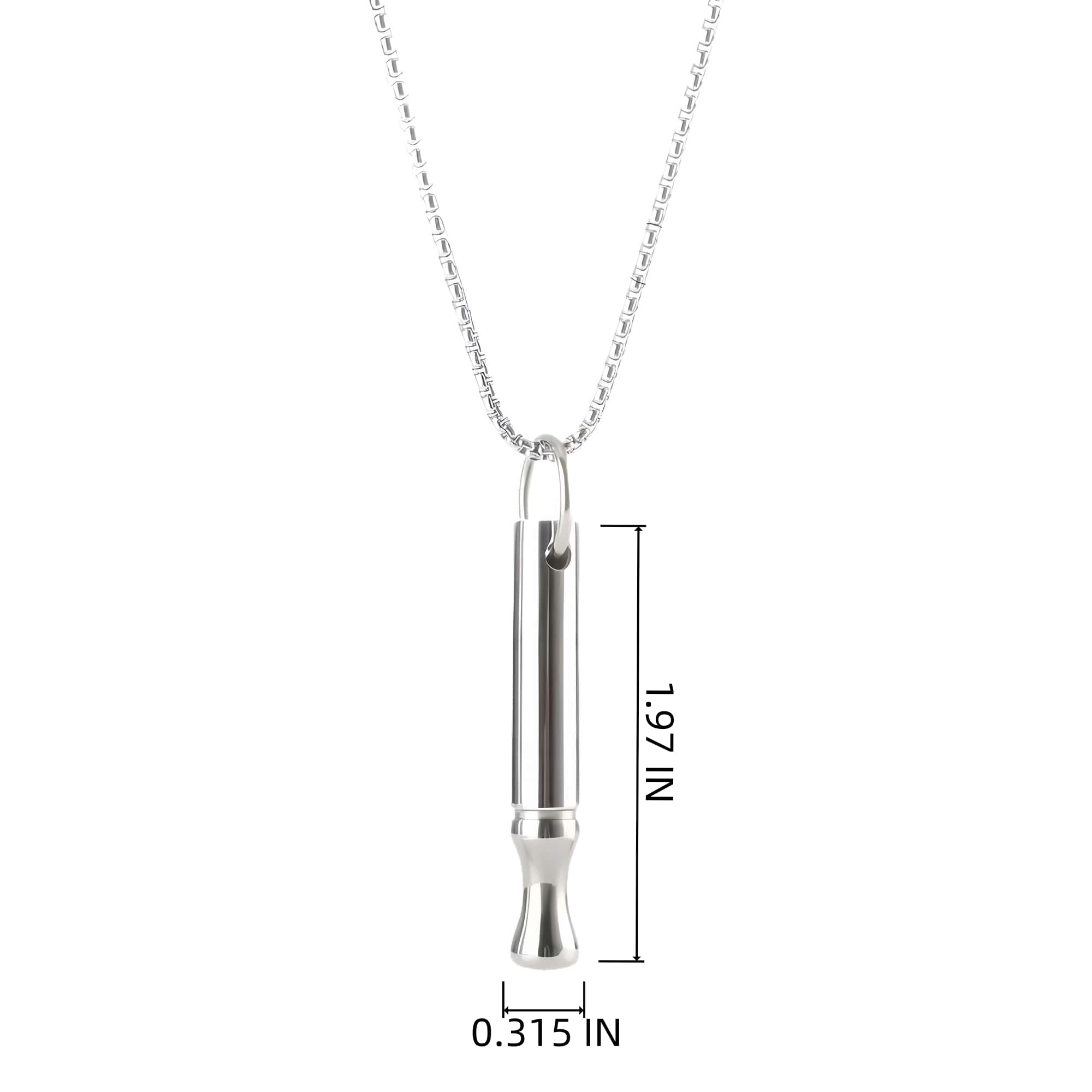 Support Stainless Steel Whistle Necklace 3