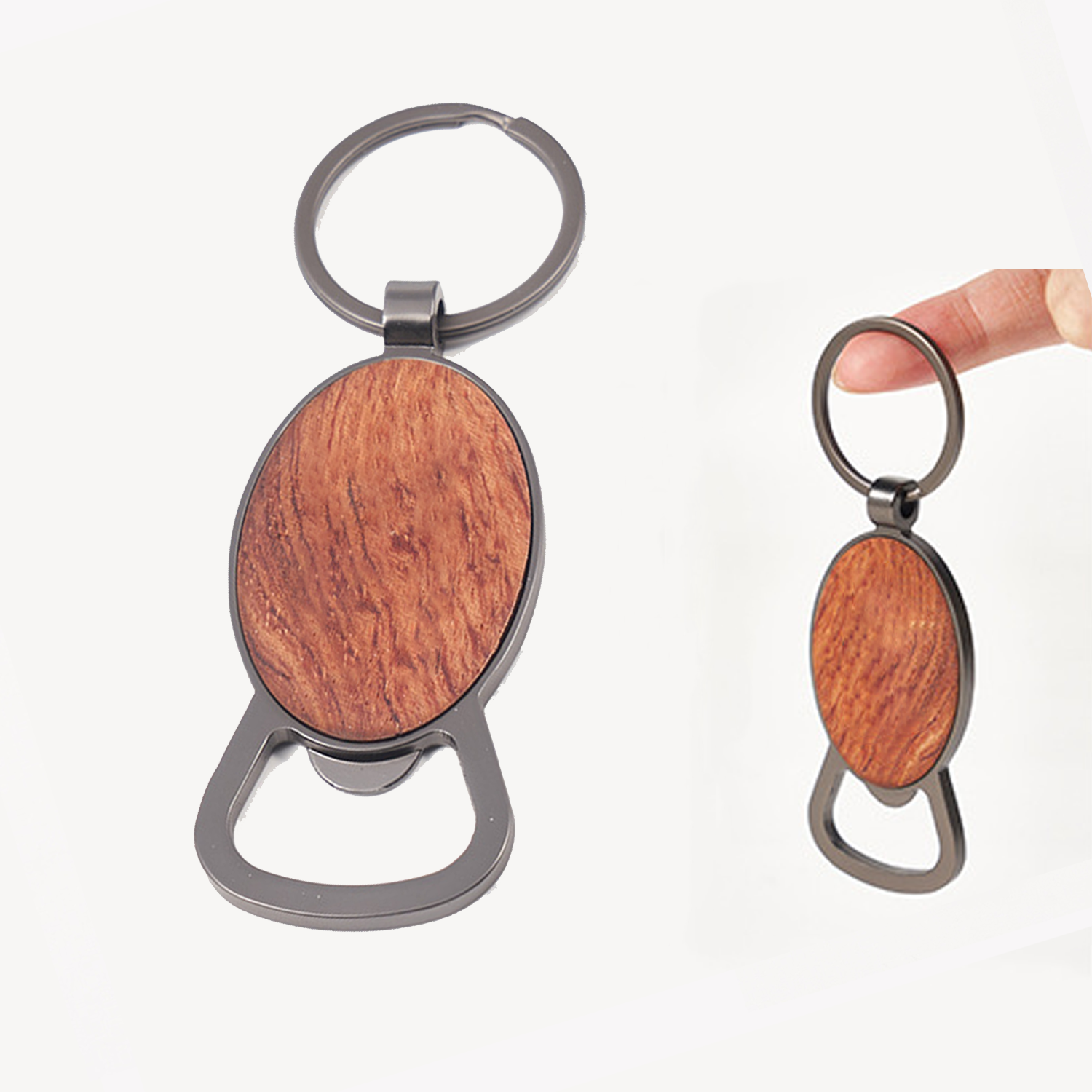 Wooden Bottle Opener Keychains 4