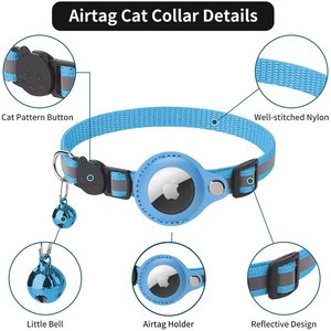 Airtag Compatible Adjustable Pet Collar 3