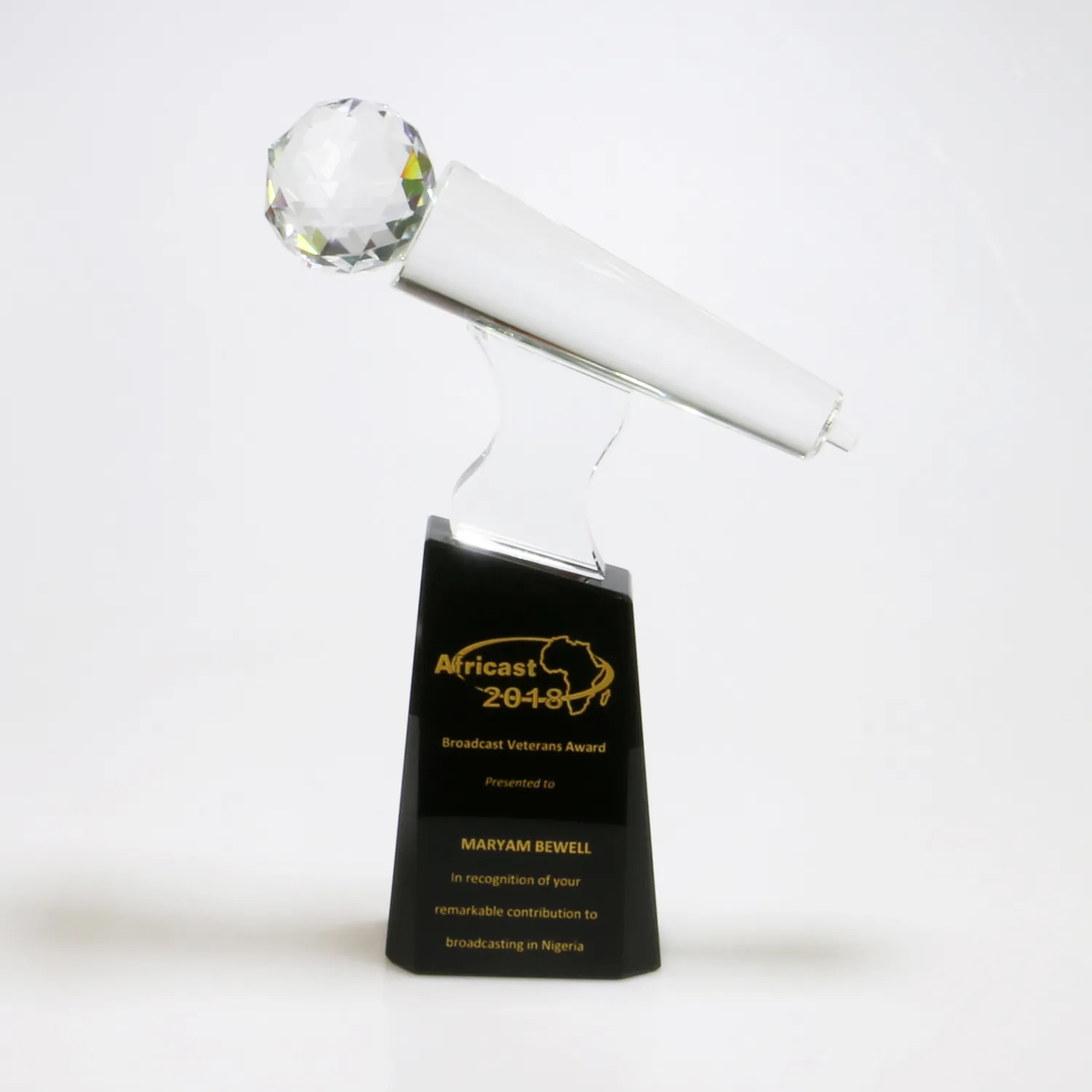 Crystal Microphone Trophy 2