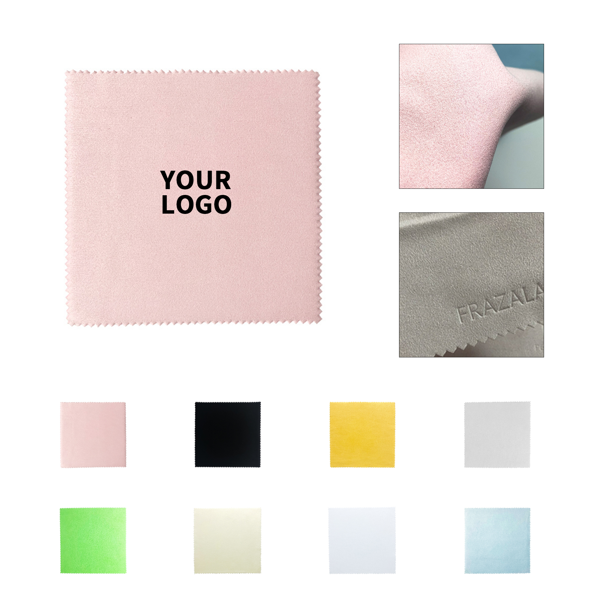 Six Inch Microfiber Lens Cleaning Cloth 5.9" x 5.9" 5
