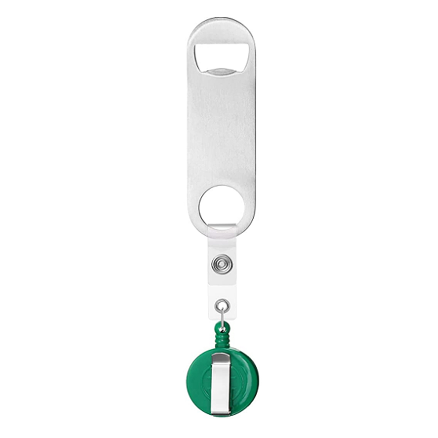 Stainless Steel Bottle Opener with Badge Reel 3