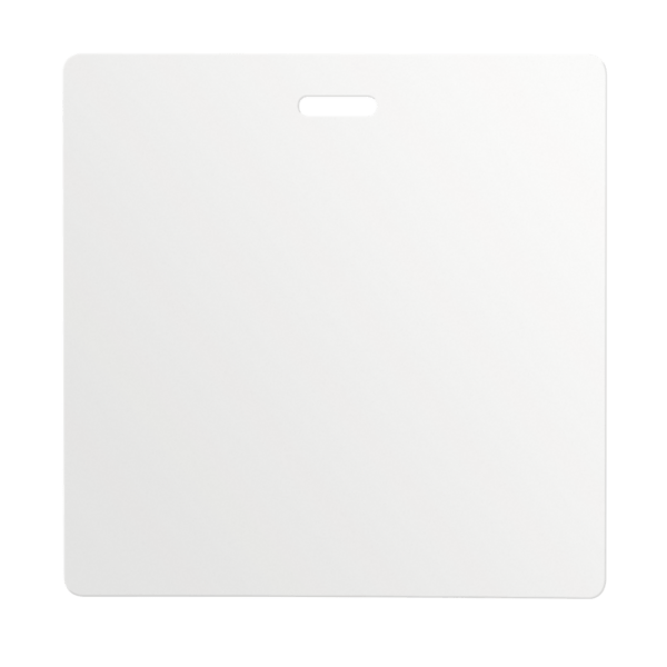 3 1/2" X 3 1/2" Plastic Identification Badge 3