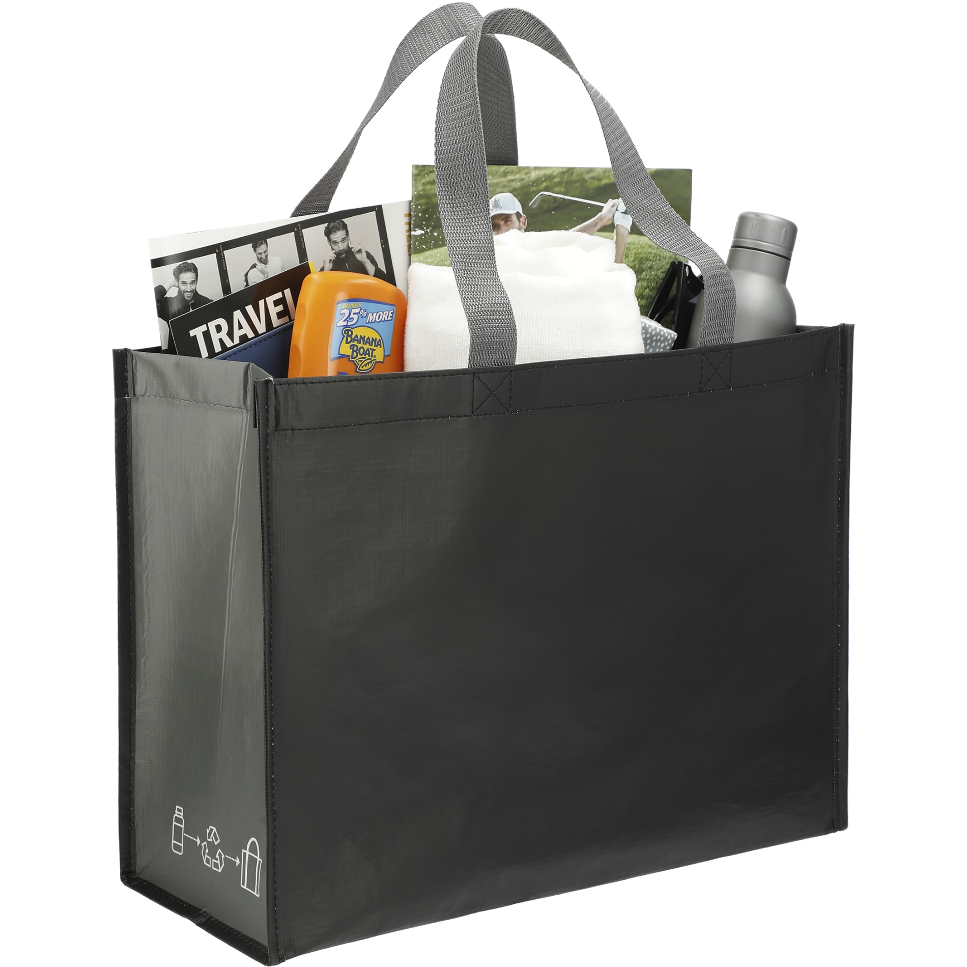 RPET Laminated Matte Shopper Tote 65