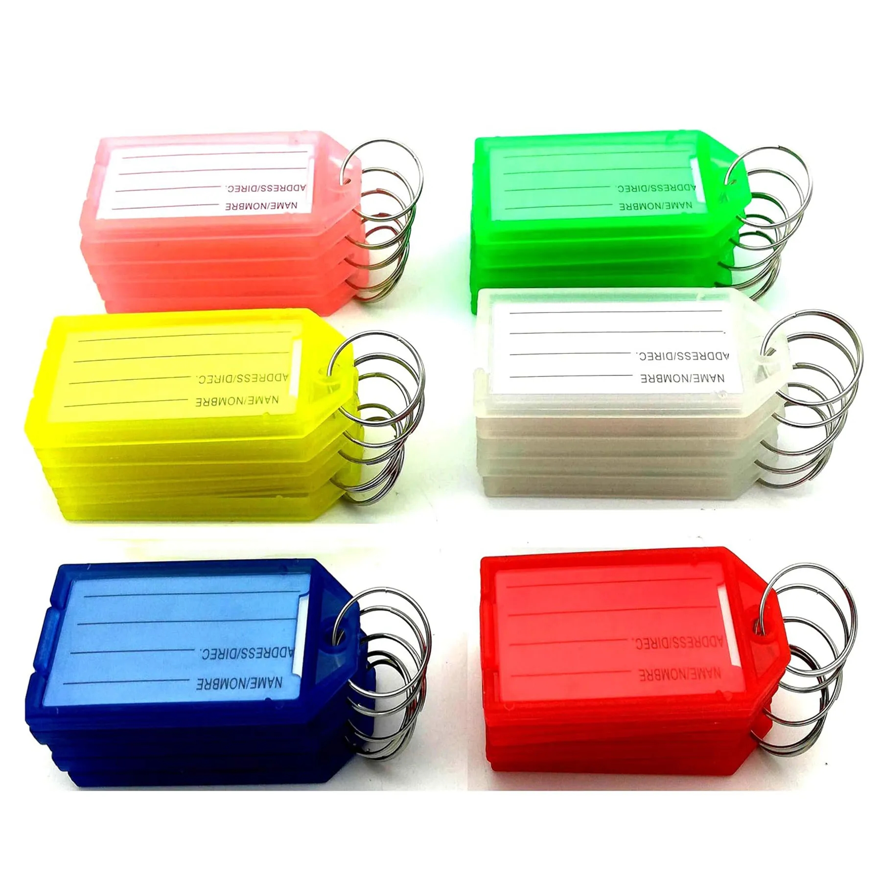 Tough Plastic Key Tags 1