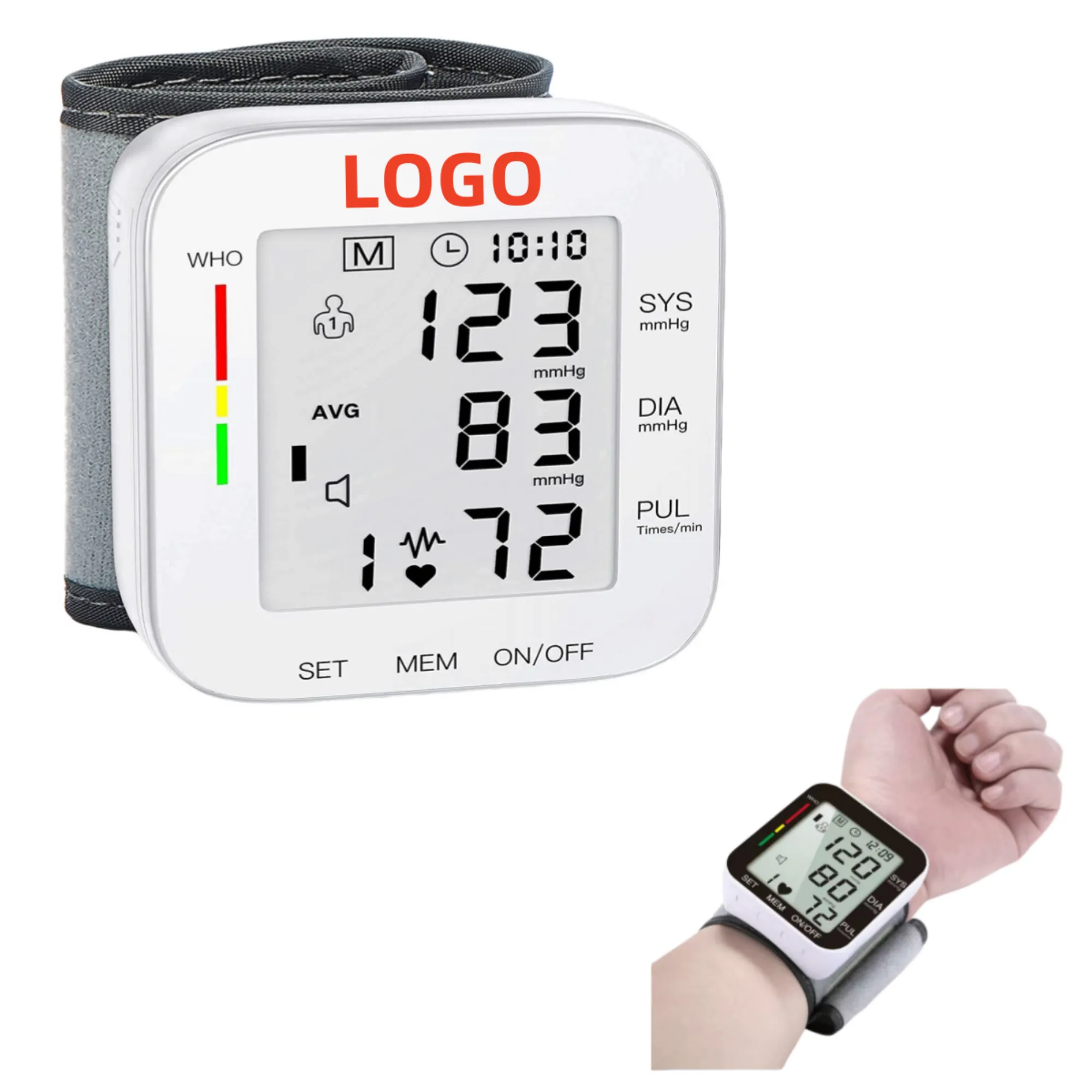 Adjustable Wrist Blood Pressure Monitor 1
