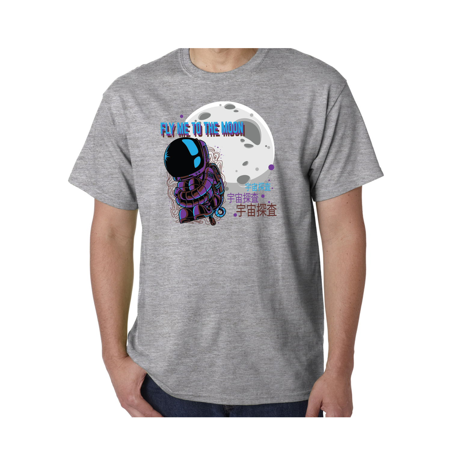 Gildan™ 5.3 oz Cotton Pre-Shrunk T-Shirt (Full Color Imprint) 74