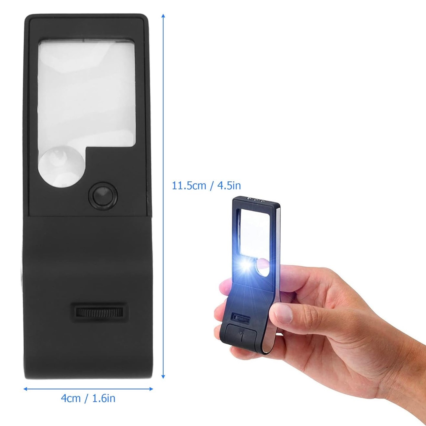 3X 10X 55X LED Lighted Magnifier 5