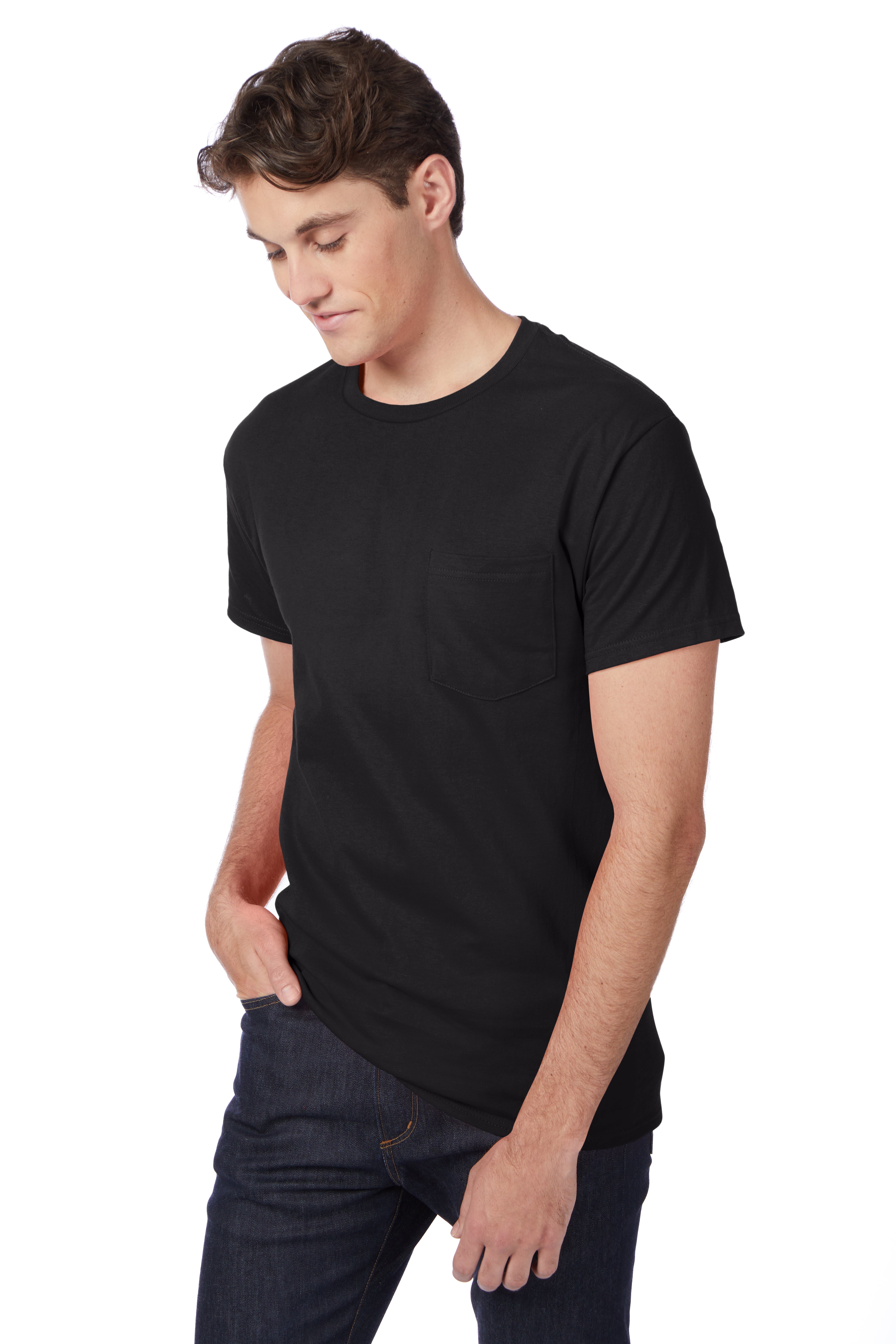 Hanes Authentic-T T-Shirt with Pocket 7