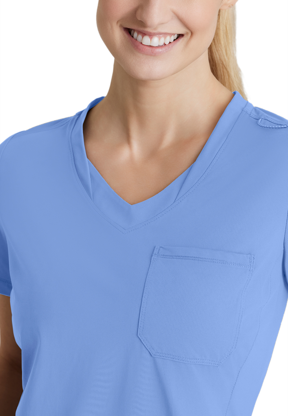 Skechers Slip-Ins - Women's One-Pocket Curved Neck Flow Scrub Top 5