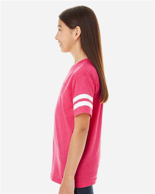 Youth Football Fine Jersey Tee - 6137 21