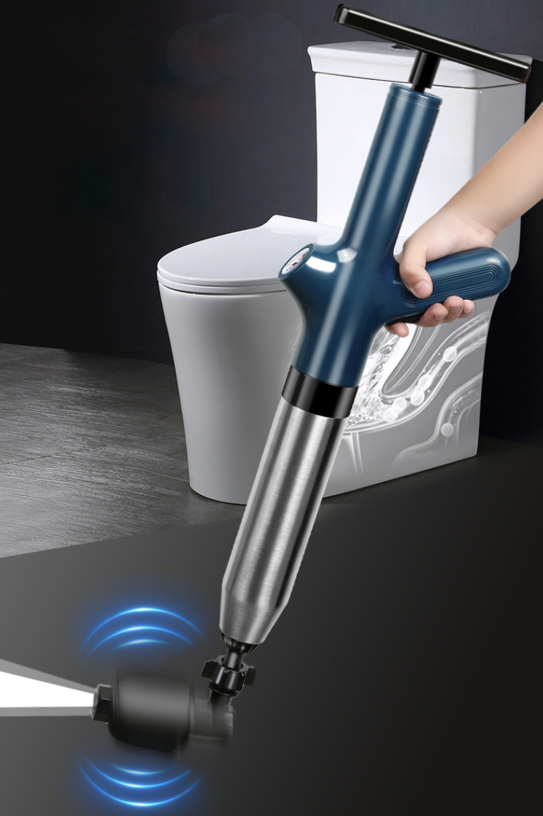 Toilet Plunger High Pressure Electric Air Drain Blaster Gun 12