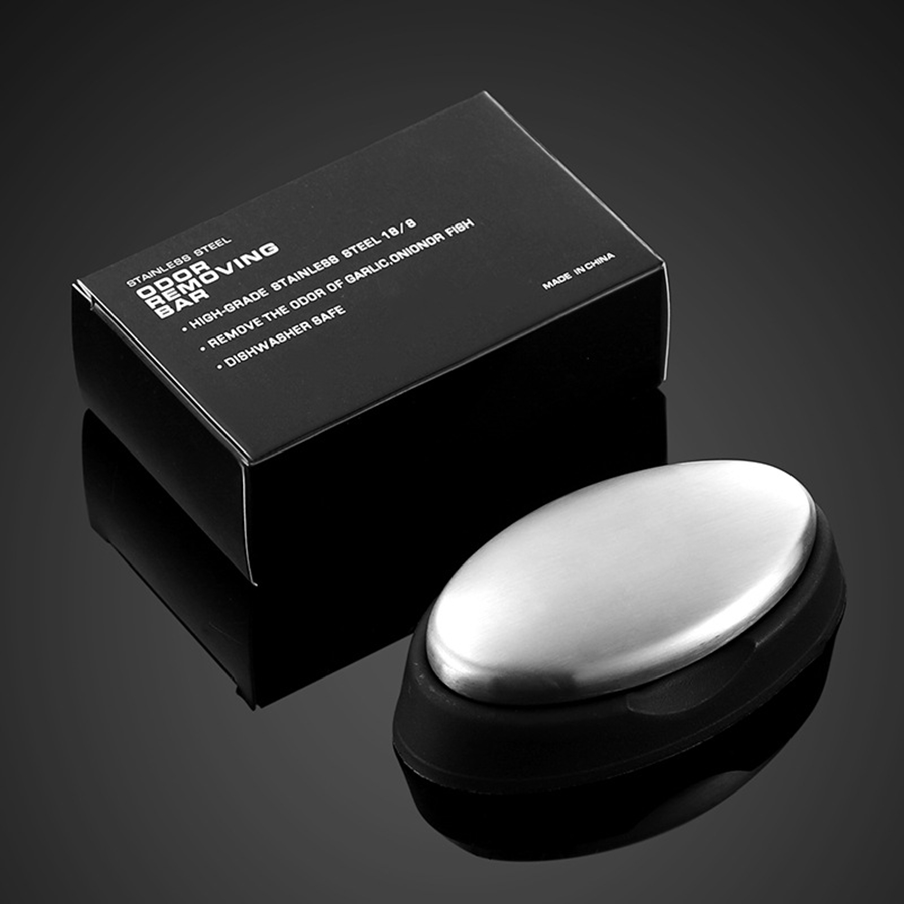 Small Stainless Steel Oval Soap 2