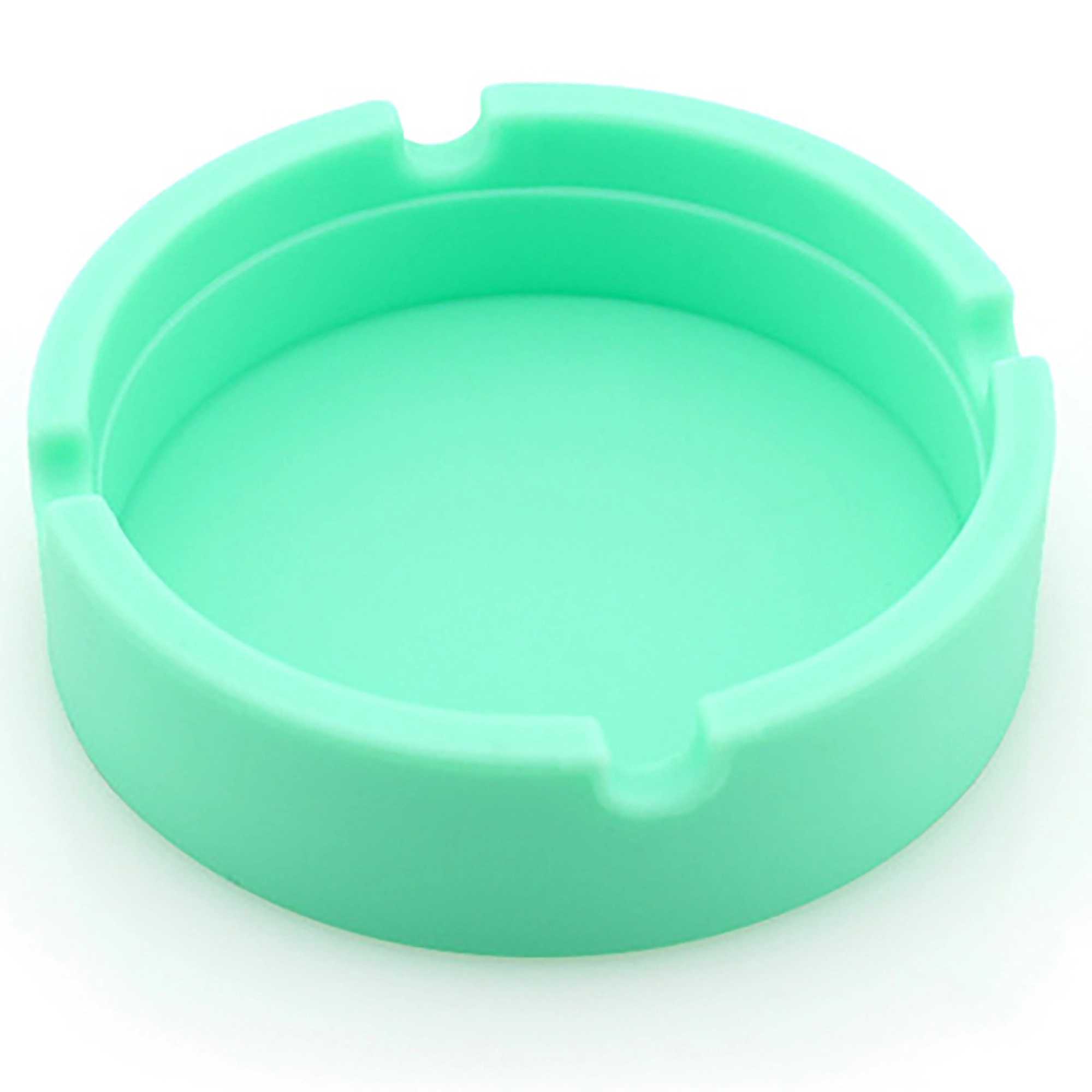 Color High Temperature Resistant Silicone Round Ashtrayr 2