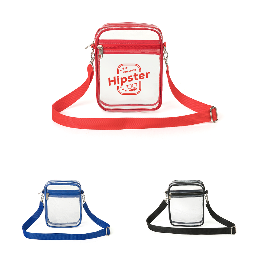 ClearPass Crossbody Bag w/ Front Zip Pocket 6