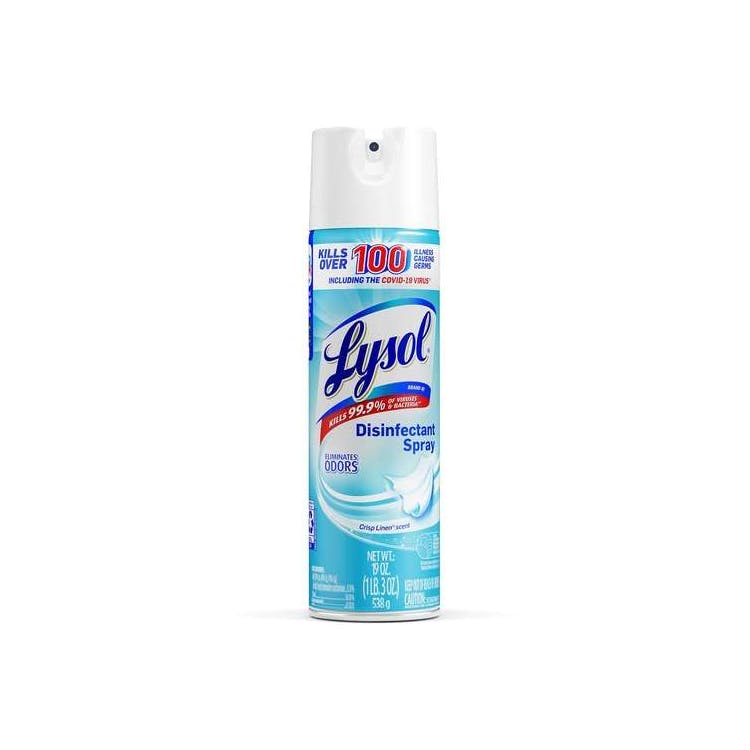 Lysol Disinfectant Spray - 12 Pack Crisp Linen 1
