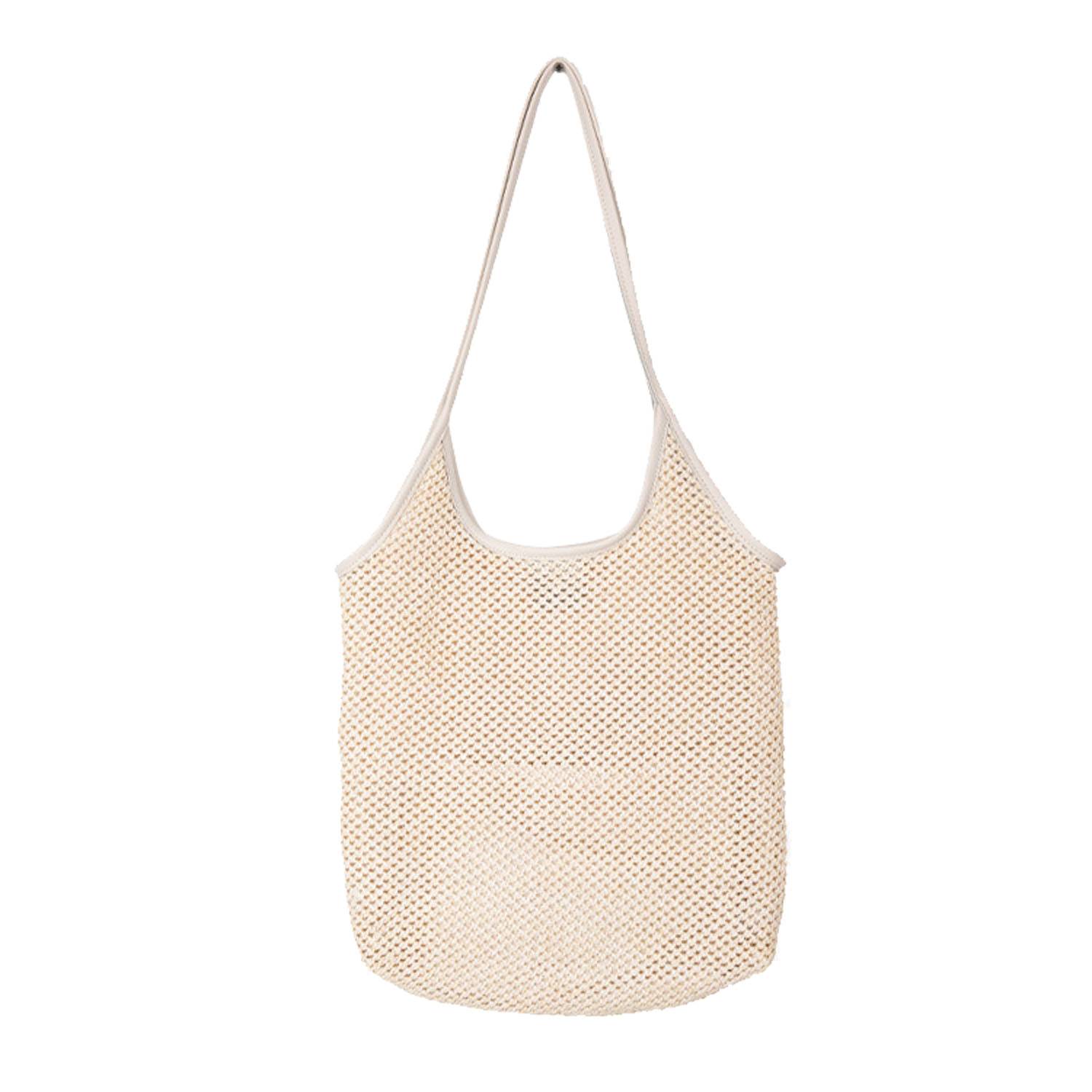 Straw Mesh Tote Bag 5