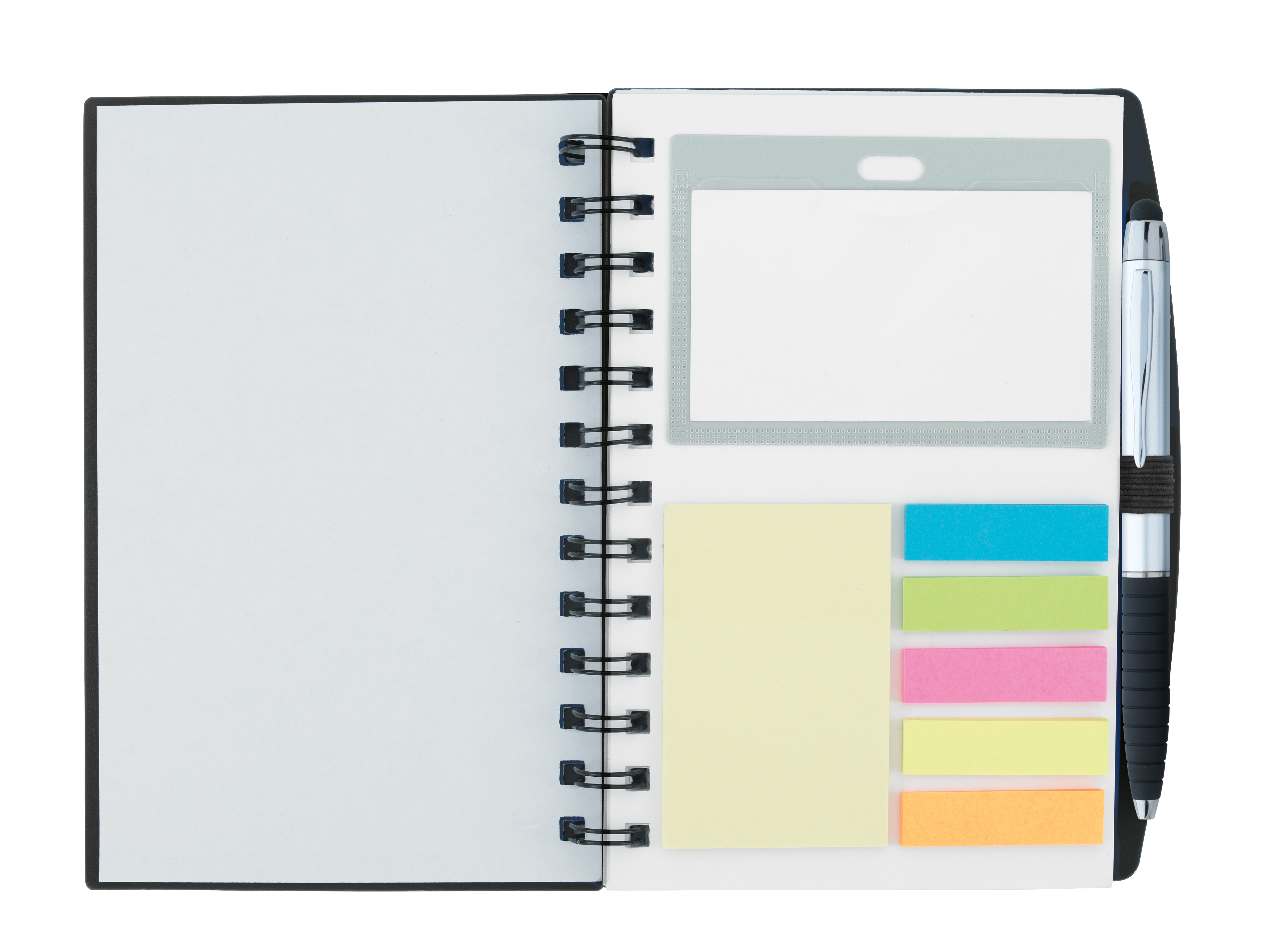 Good Value™ 5” x 7” Ruler Notebook with Flags and Stylus Pen 2