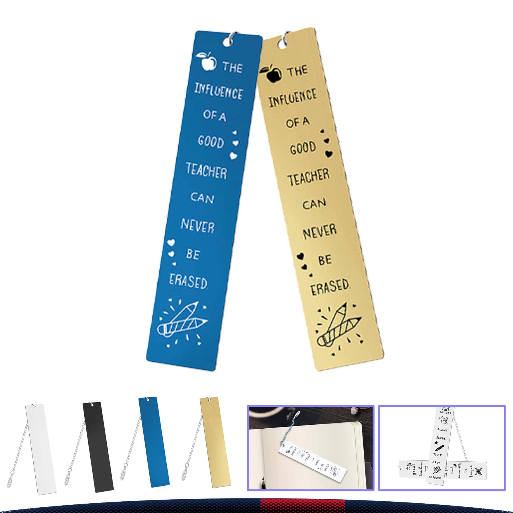 Bright Metal Bookmark 3
