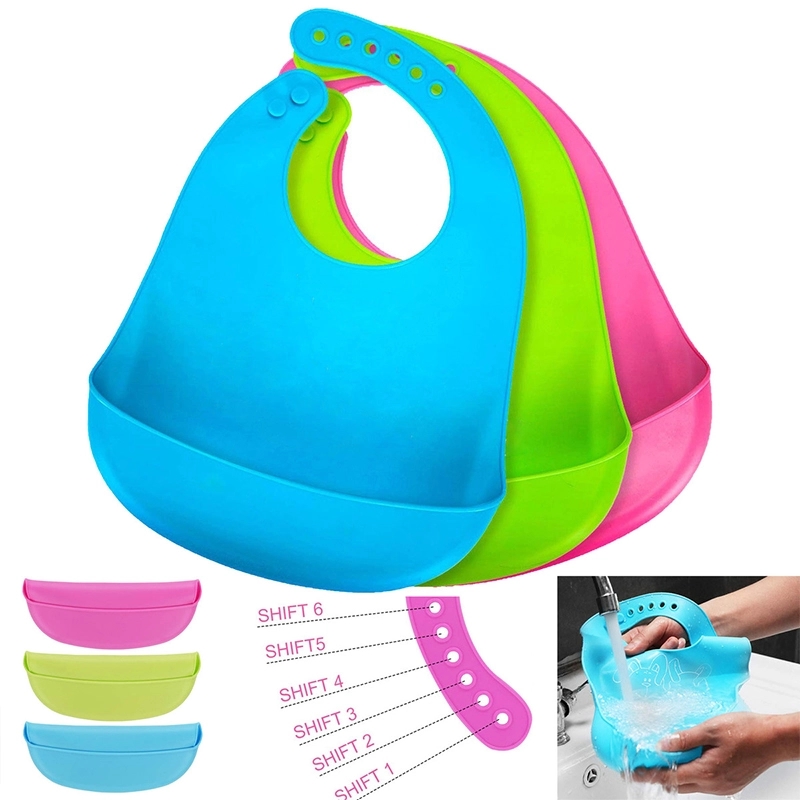 Waterproof Silicone Baby Bib 2