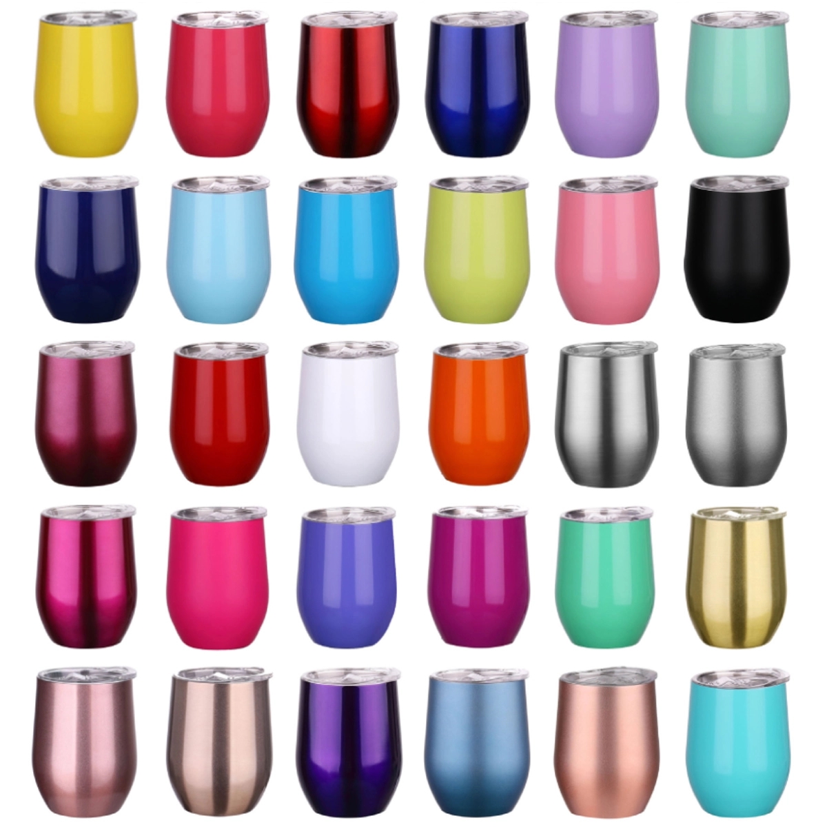 12 OZ Wine Tumbler with Lid 2