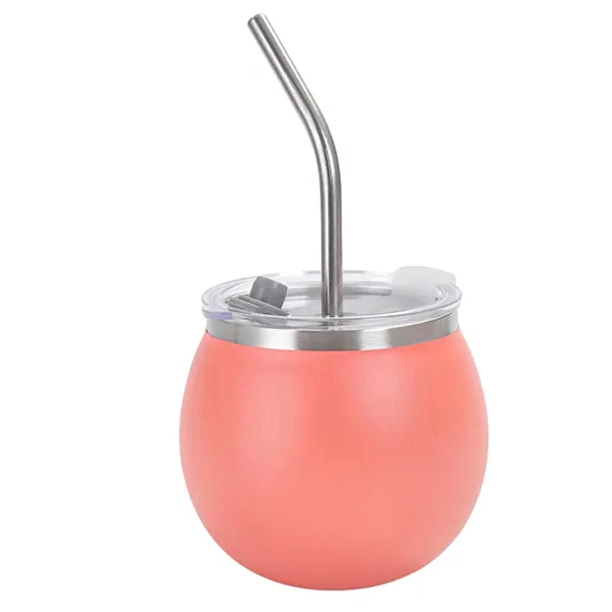 6Oz Eggshell Shaped Mate Cup With Straw 4