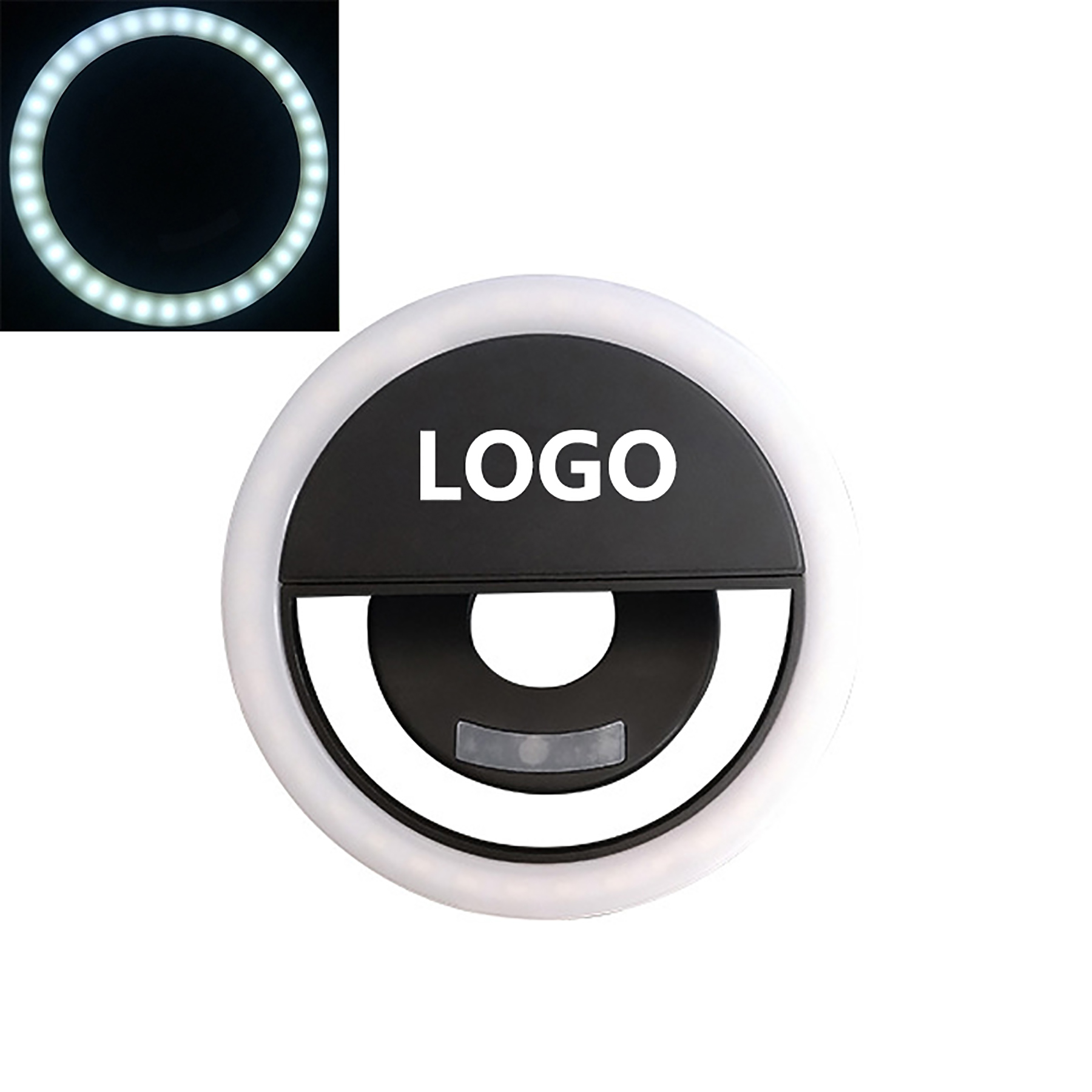 Selfie LED Ring Light Clip On Phone 2