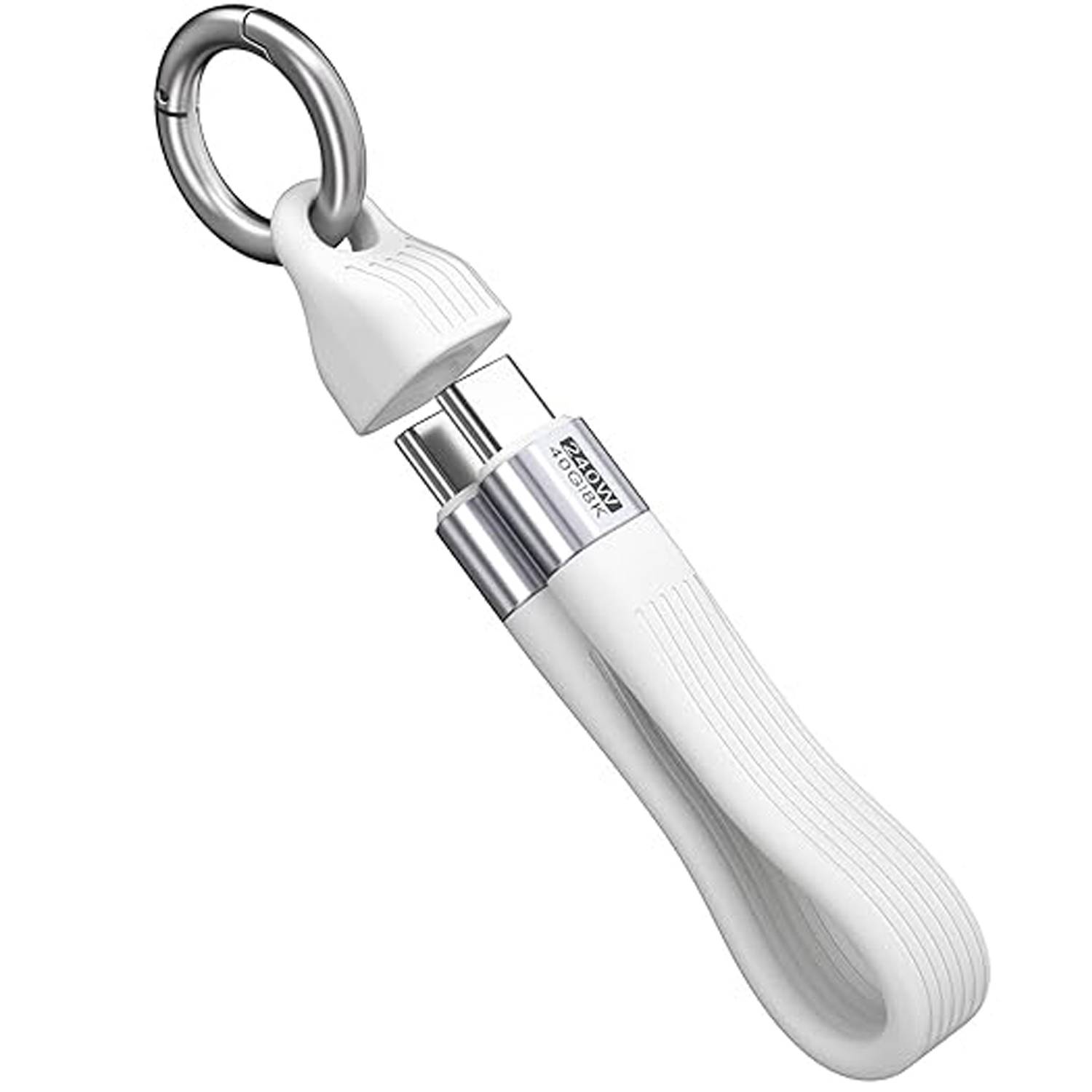 Portable Type-C Fast Charging Data Cable Keychain 1