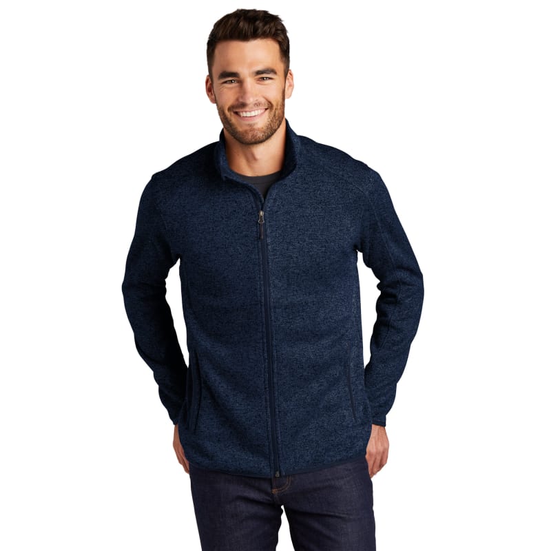 Port Authority Sweater Fleece Jacket. 25