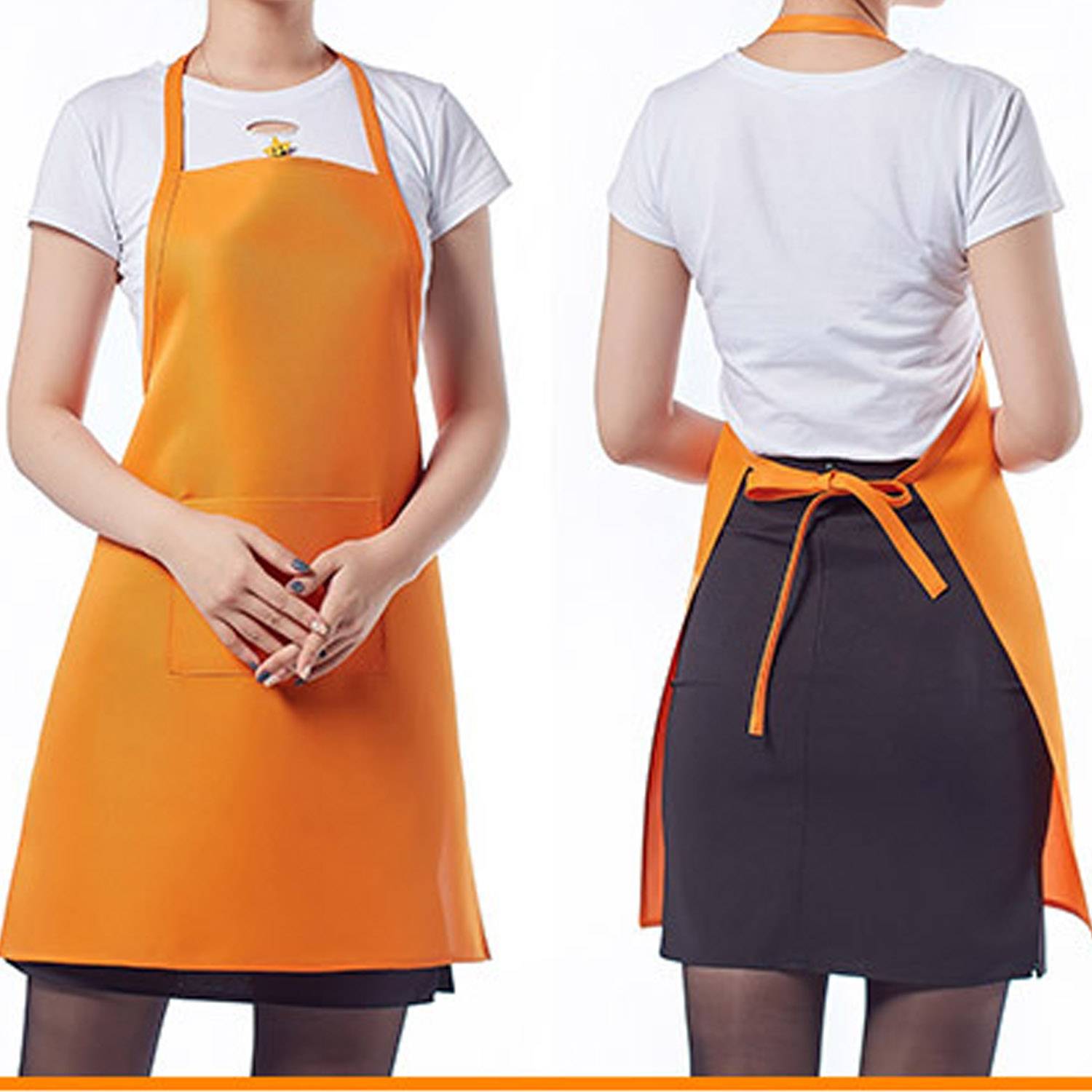 Kitchen AttendantWork Clothes With Micro Waterproof Apron 2
