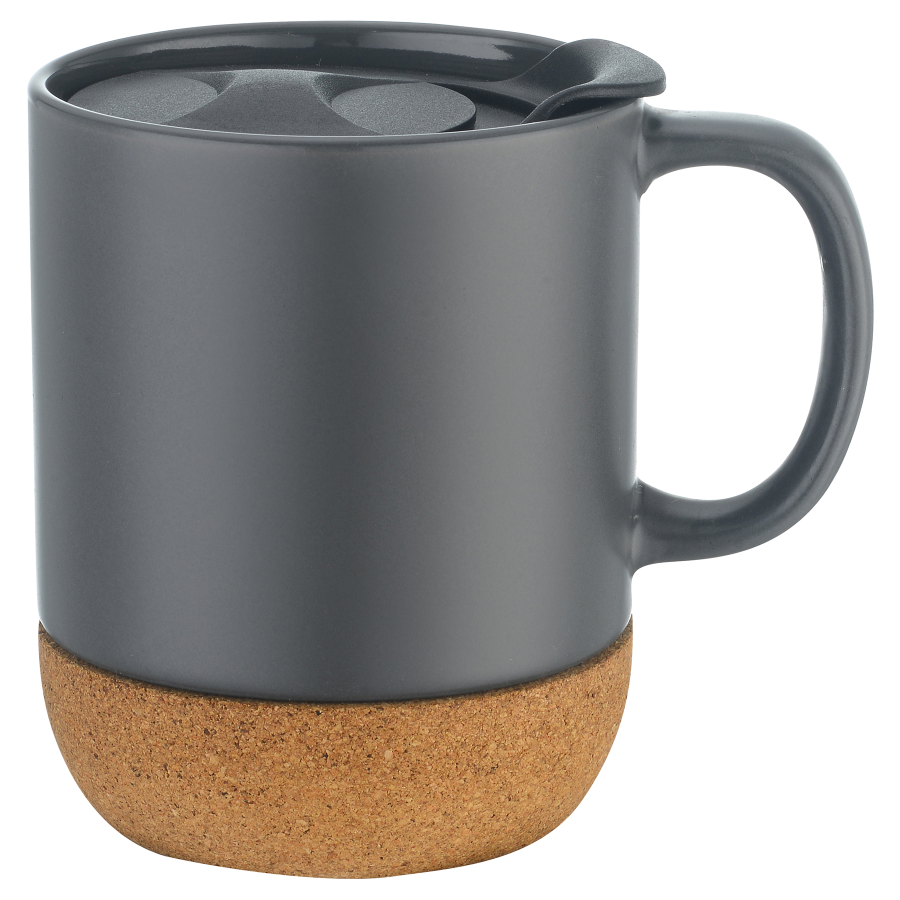 CorkLuxe Ceramic 12oz Mug With Matte Finish and Cork Bottom 18