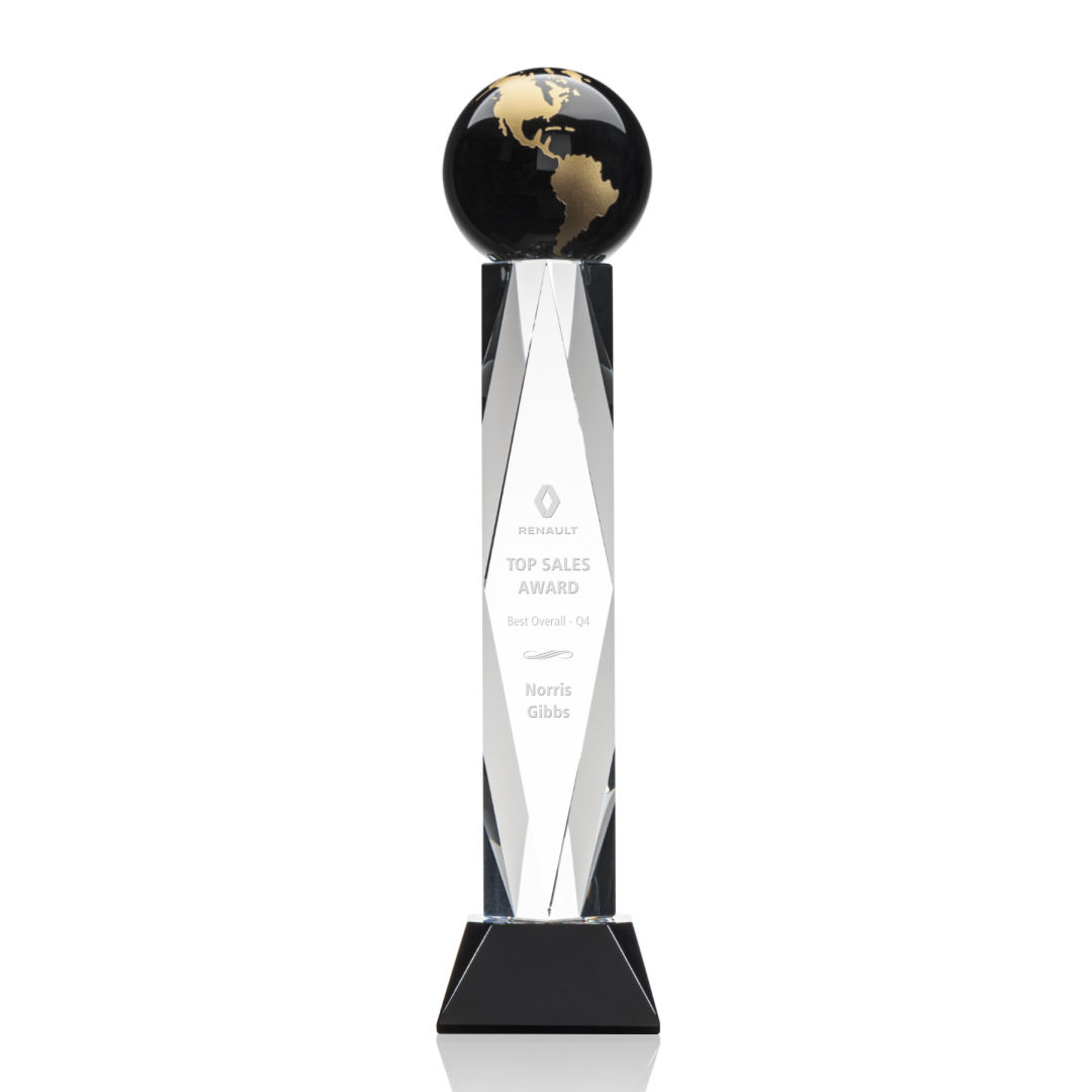 Ripley Globe Award - Black/Gold 7