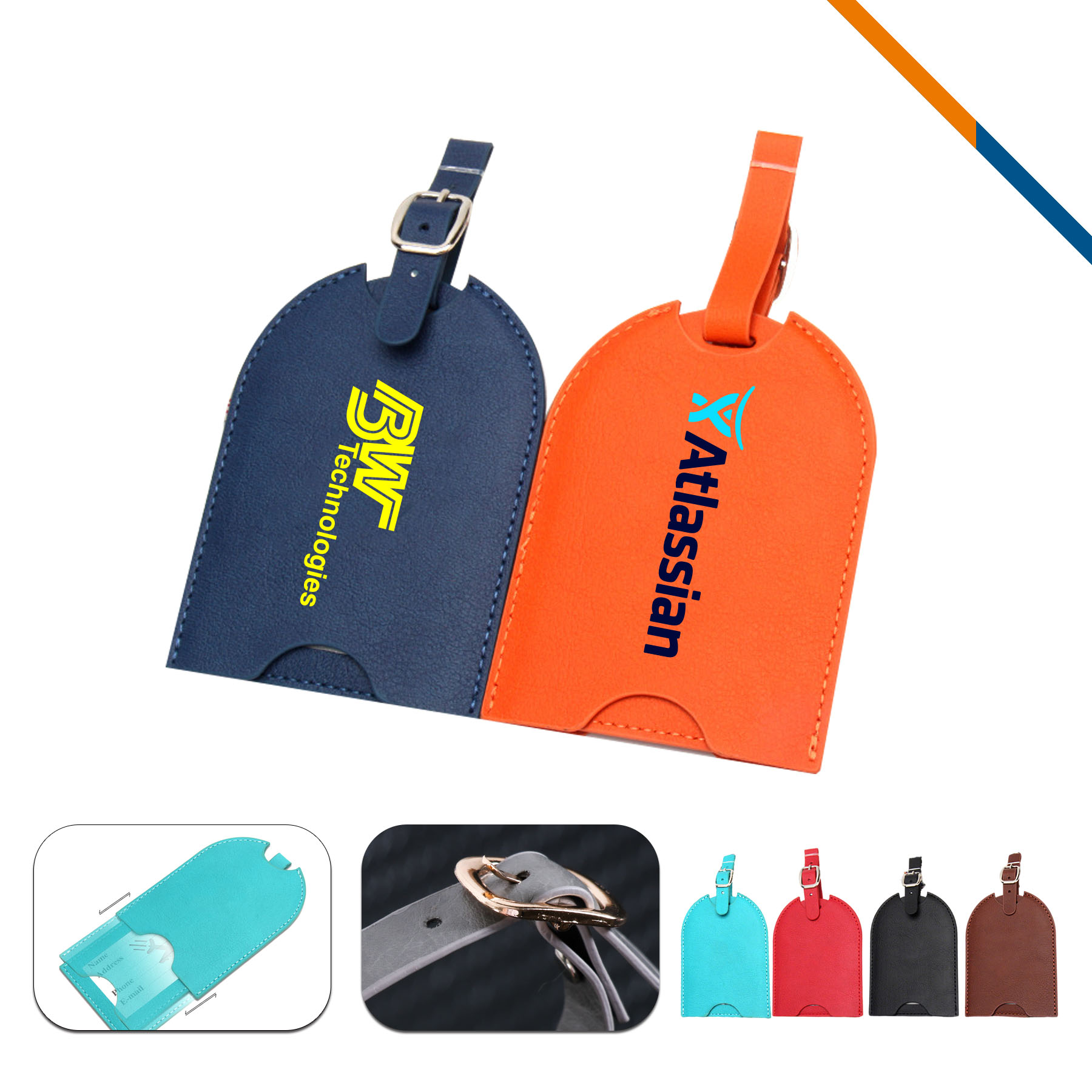 Travex PU Leather Luggage Tag 11