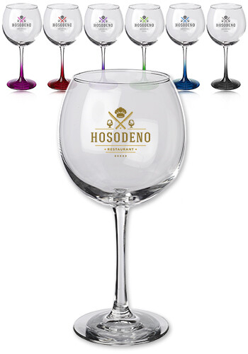 18.5 oz. Libbey Balloon Wedding Favor Wine Glasses