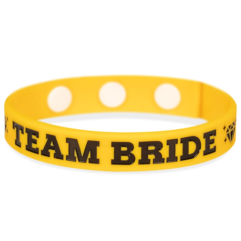 Ink Injected Silicone Adjustable  Wristbands 178